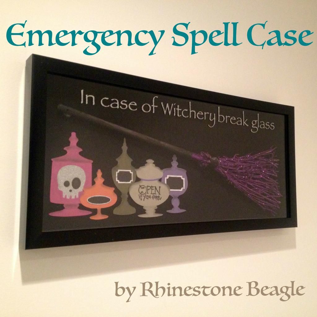 Rhinestone Beagle: HTTC - Emergency Spell Case Tutorial